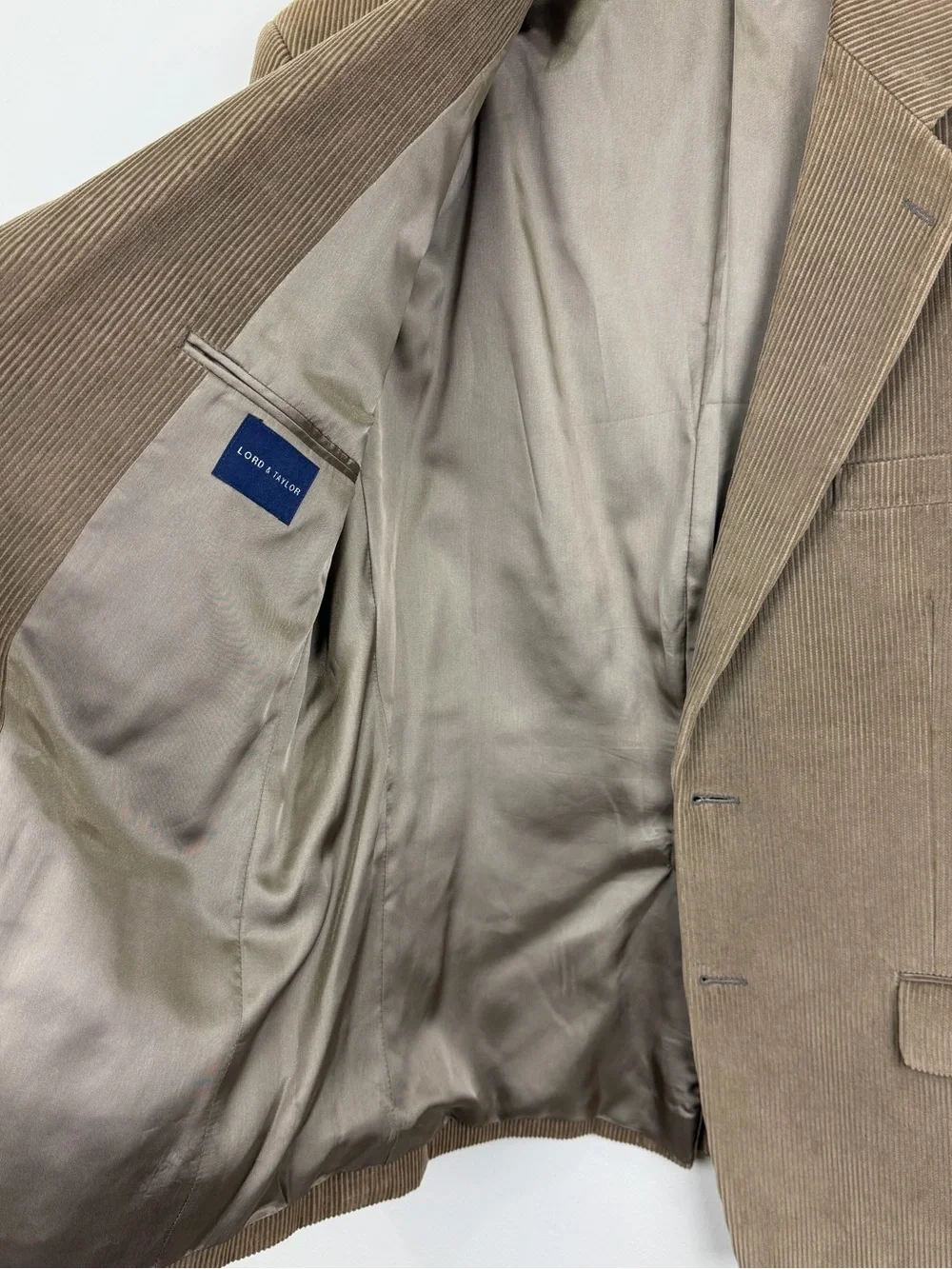 Vintage Lauren Ralph Lauren Men’s Corduroy Blazer Tan Brown 40L